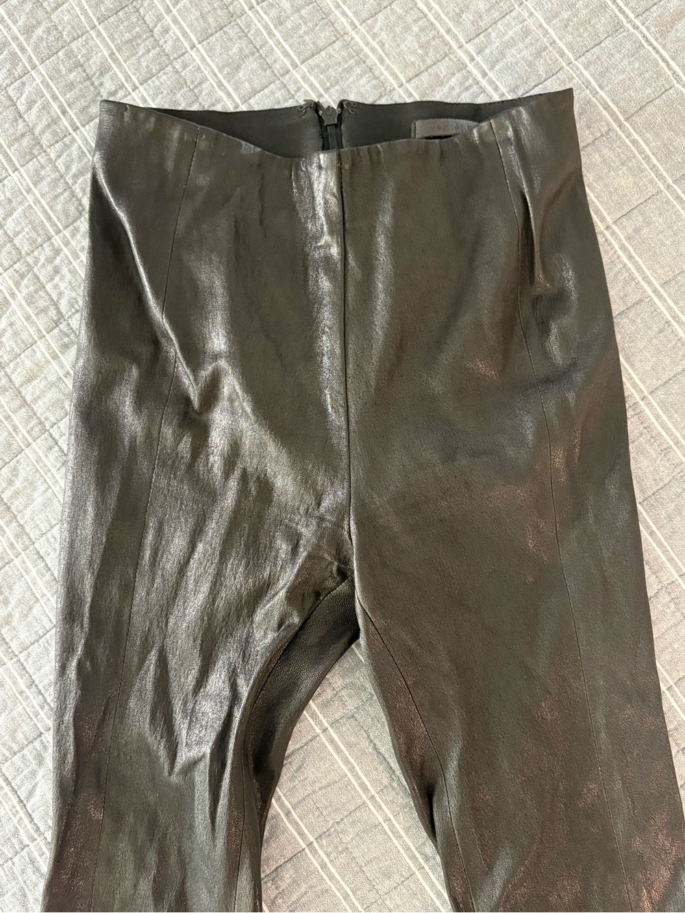 Rag & Bone Lamb Leather Pants 00 - Picture 5 of 9